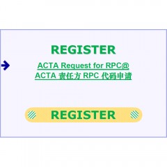 ACTA RPC Registration