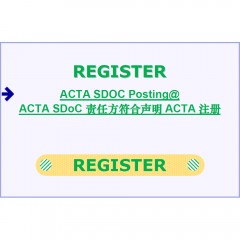 ACTA Original Filing Fee with Handling Fee -> Single Mode Device@单模装置